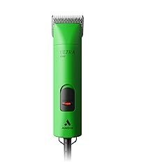 Andis Professional UltraEdge Super 2-Speed Detachable Blade Dog/Pet Clipper, Rotary Motor with Shatter-Proof Housing, Runs Calm & Silent, 14-Inch Cord, for All Dog Coats & Breeds, 120 Volts, Green