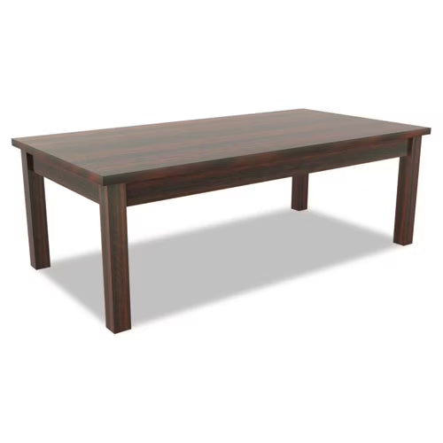 Table basse Alera série Valencia, rectangulaire, 47 1/4 po x 20 po x 16 3/8 po, acajou