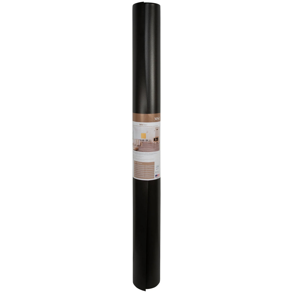 MSI Mititec 200 sq. ft. 5 ft. x 40 ft. x 1 mm Polypropylene Acoustical Underlayment for Glue Down Luxury Vinyl Flooring.