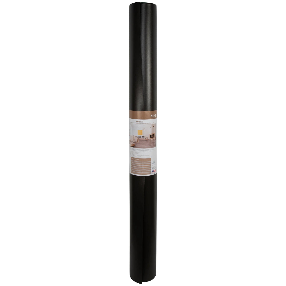 MSI Mititec 200 sq. ft. 5 ft. x 40 ft. x 1 mm Polypropylene Acoustical Underlayment for Glue Down Luxury Vinyl Flooring.