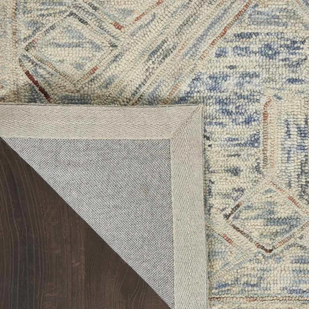 Tapis Nourison Linked Rustic Bohemian bleu/multicolore, 8 pi x 10 pi 6 po (8 pi x 11 pi)