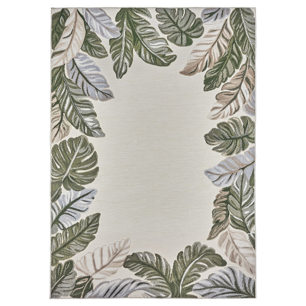 Laguna Indoor/Outdoor Area Rug, Molokai Ivory, 5'3" x 7'