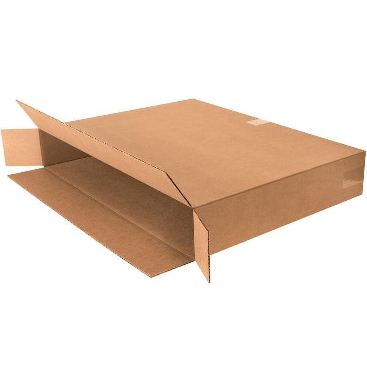 Office Depot Brand FOL Heavy-Duty Double Wall Flat Panel TV Storage Boxes, 40" x 8" x 64", Kraft, Case Of 5
