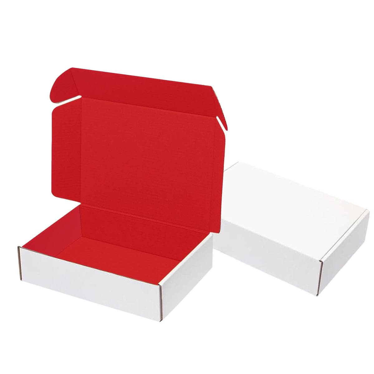 Ucanpack Heavy Duty Boxes For Moving Red Deluxe Mailer Box Large, 17 1/8 x 11 1/8 x 3" - 25 Pcs