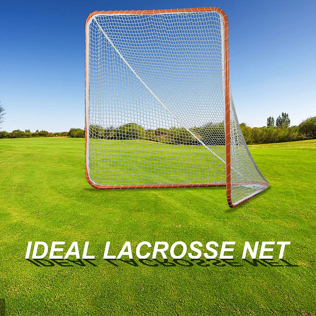 ANDGOAL Portable Backyard Practice Lacrosse Goal, 6.00 x 7.00 x 6.00 Feet