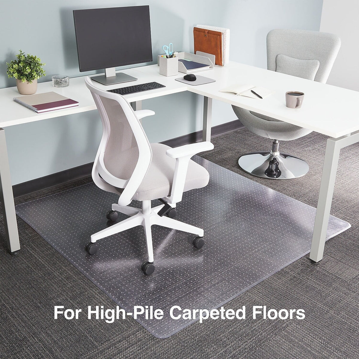 Staples Standard 60 x 60 Rectangular Chair Mat 28590
