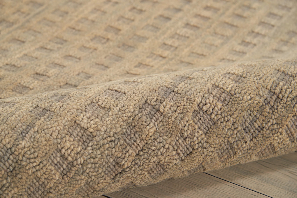 Nourison Perris Solid Charcoal 3'9" x 5'9" Area Rug, (4x6)