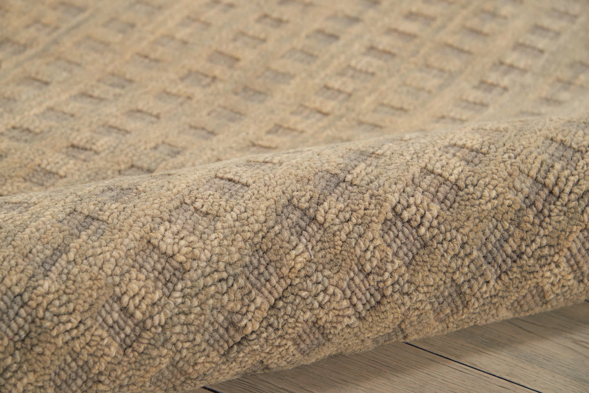 Nourison Perris Solid Charcoal 3'9" x 5'9" Area Rug, (4x6)