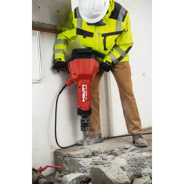 Marteau-piqueur électrique TE-3000 AVR 15 A, 120 V, mandrin hexagonal 28, avec câble, de 32,3 po x 23,1 po x 8,6 po, incluant chariot, câble et burins