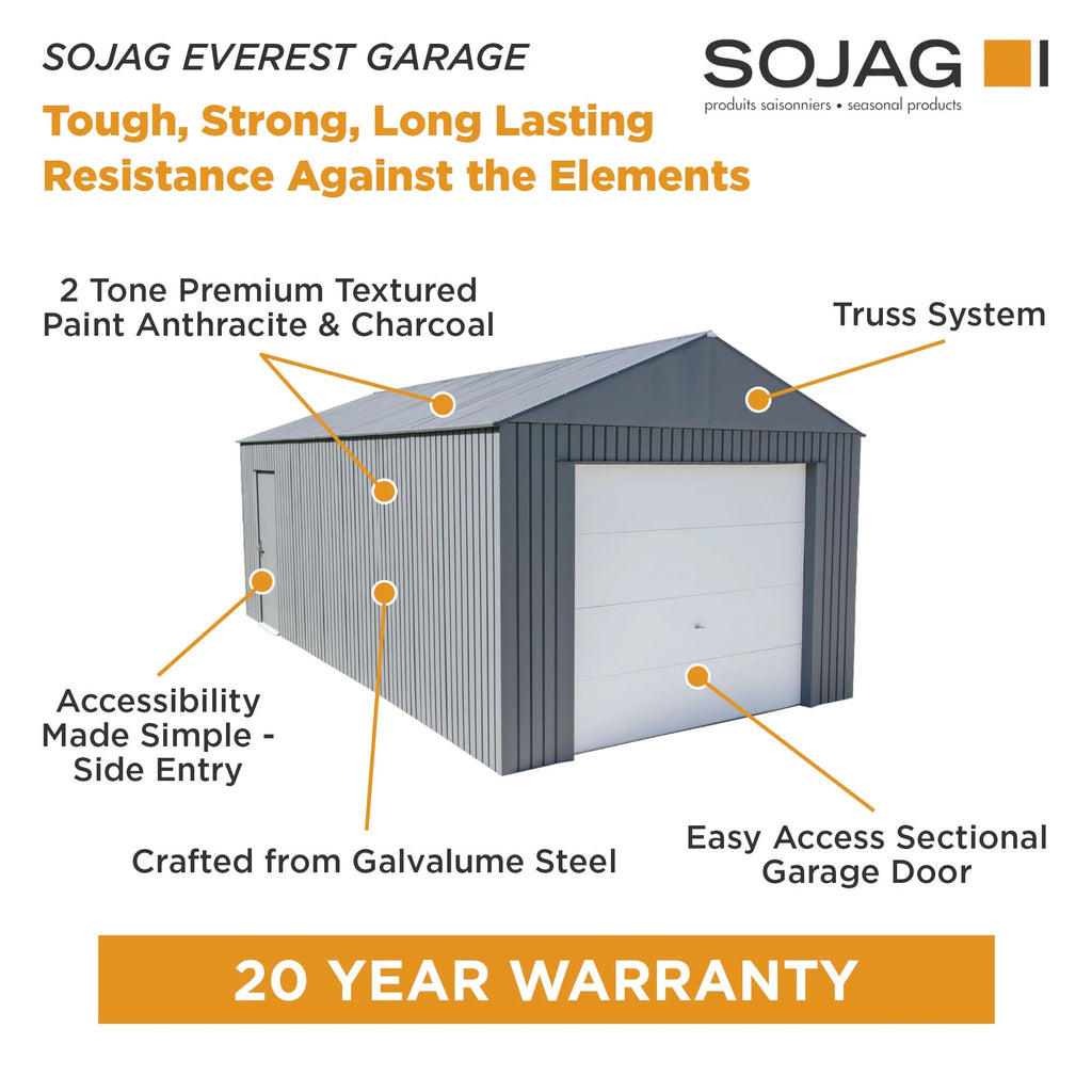 Garage Sojag Everest 12 pi x 25 pi