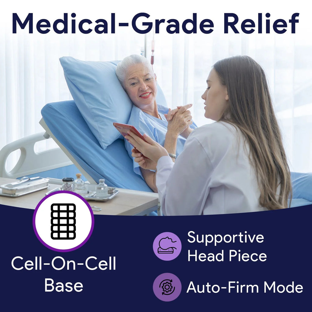 Proheal Bariatric Low Air Loss Alternating Pressure Air Mattress with Pump & Side Air Bolsters - Stages I-IV 36 x 80 x 8/11"