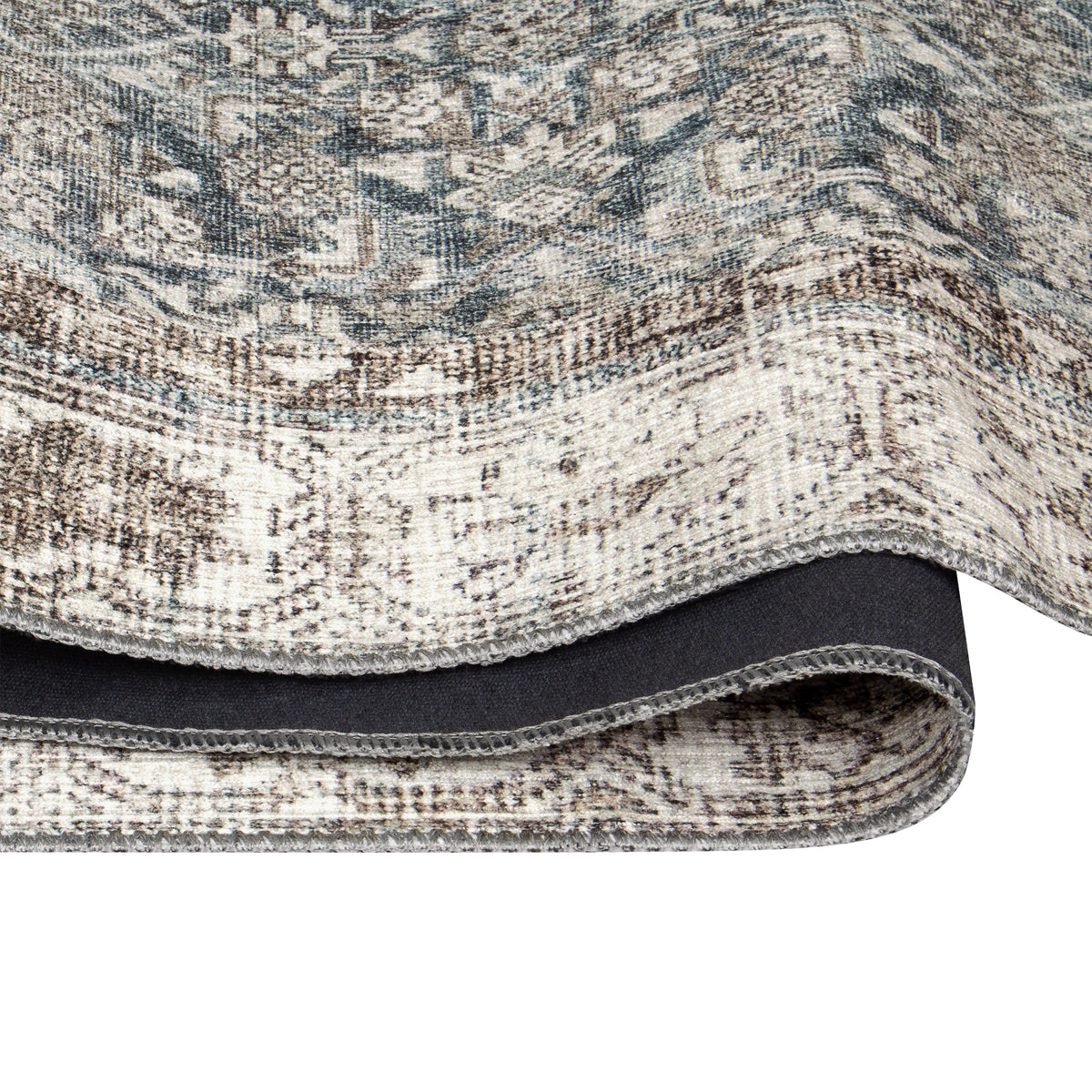 Apache Chenille Area Rug, Celyse Blue, 5' x 8'