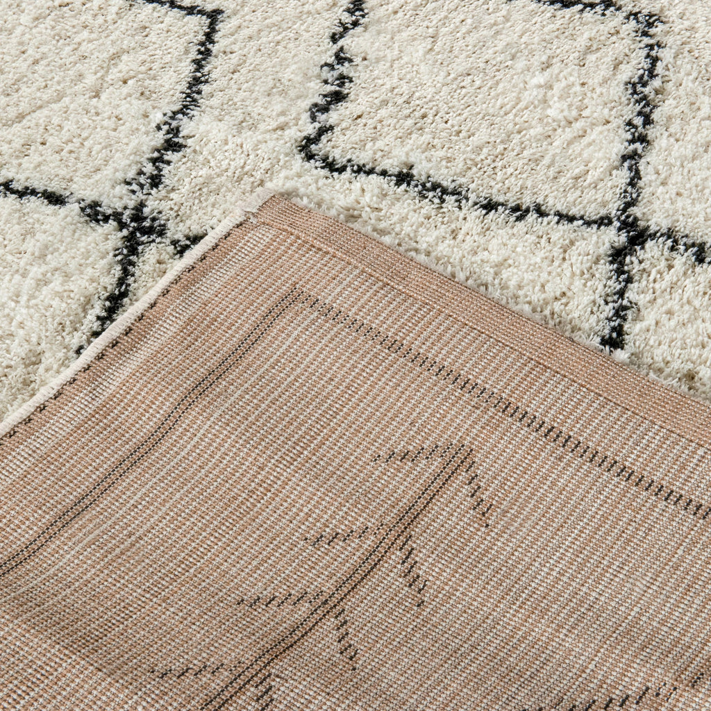 Flash Furniture Rectangular Bohemian Ivory Area Rug, 5' x 7'
