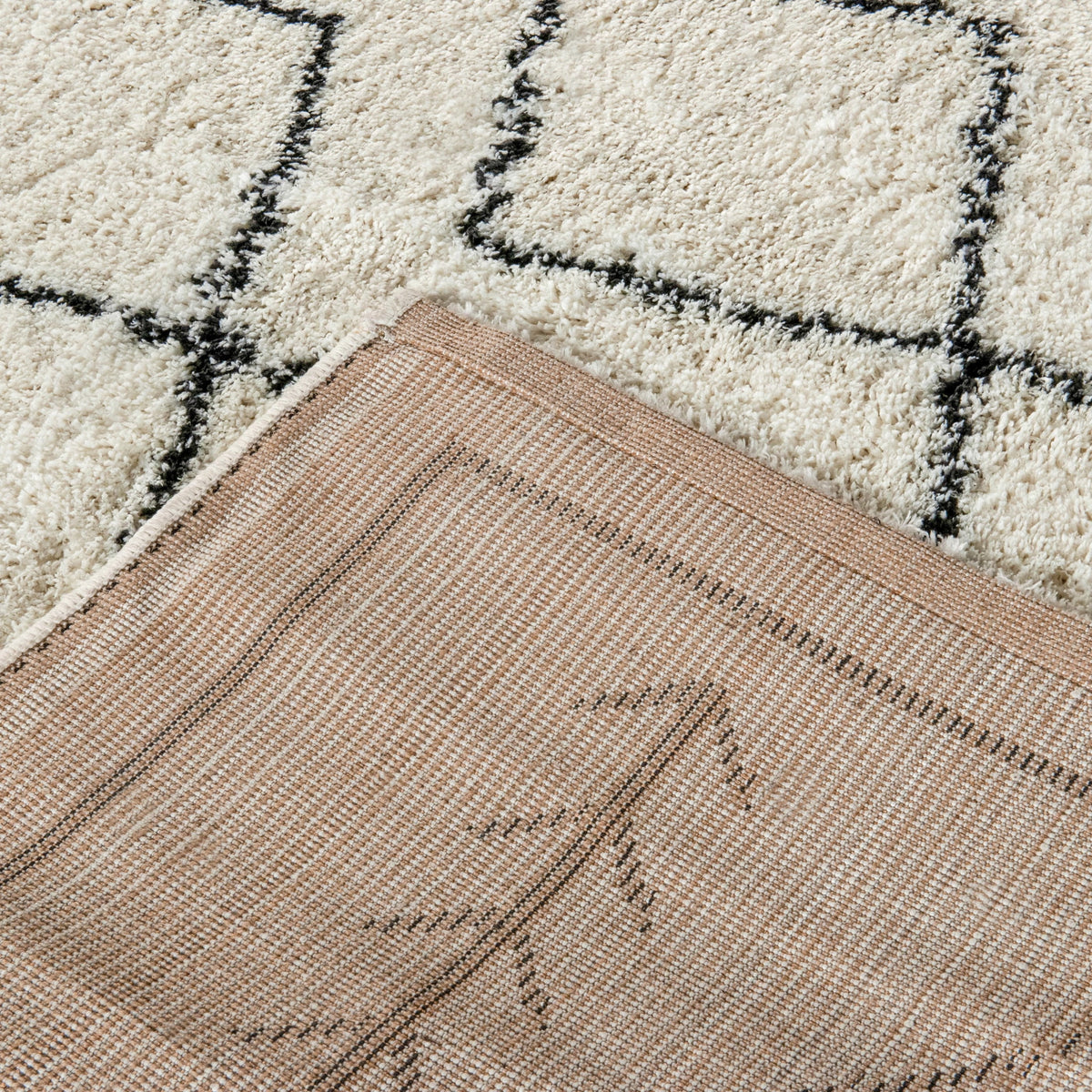 Flash Furniture Rectangular Bohemian Ivory Area Rug, 5' x 7'