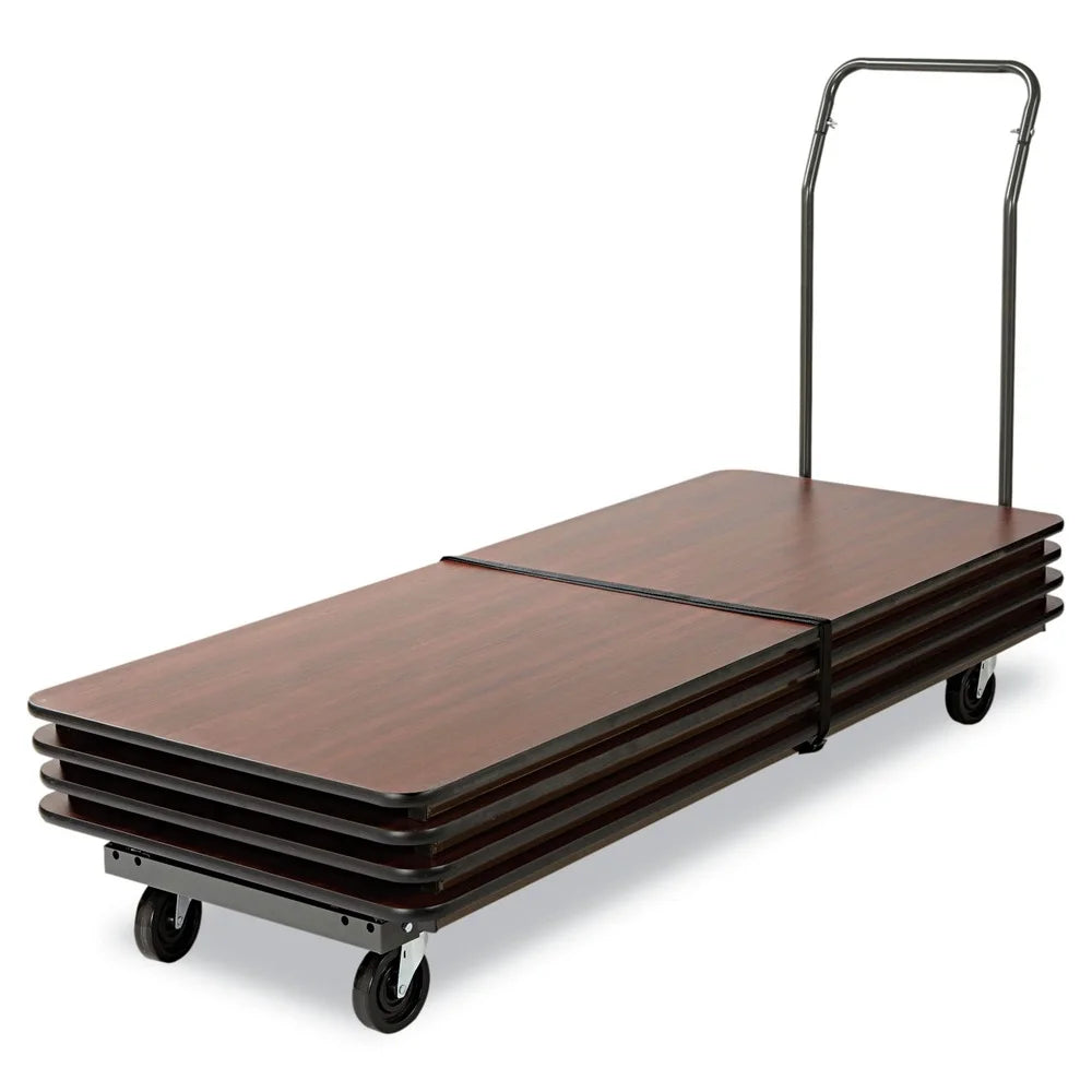 Chariot pour chaises/tables en métal Alera ALEFTCART, 20,86 po x 50,78 po à 72,04 po x 43,3 po, capacité de 600 lb - Noir