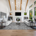 Apache Chenille Area Rug, Theodora Gray, 9'8' x 13'7'