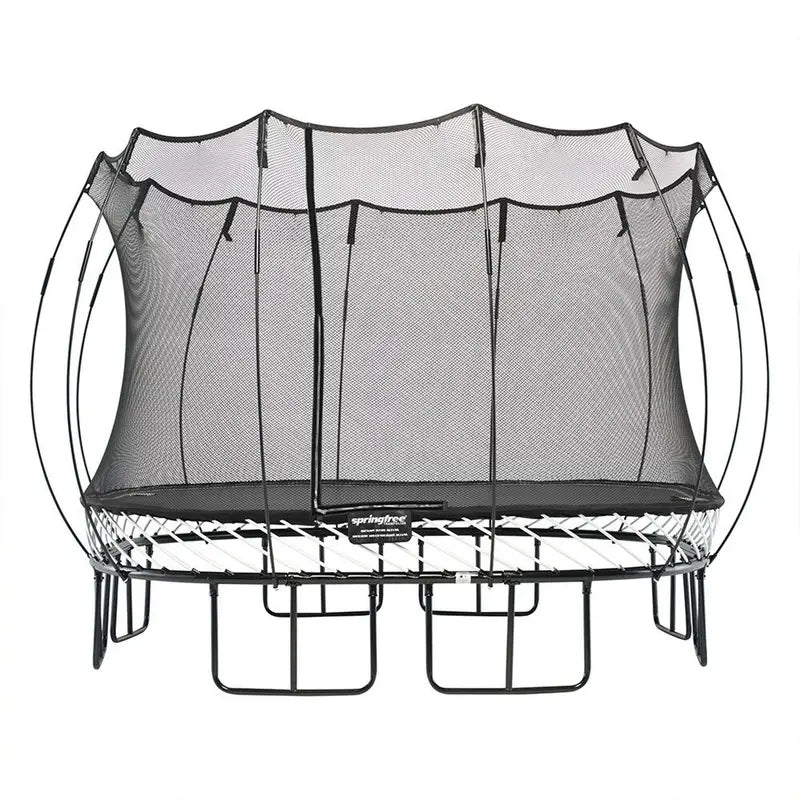 Springfree Kids 11 ft. Outdoor Large Square Trampoline with Enclosure