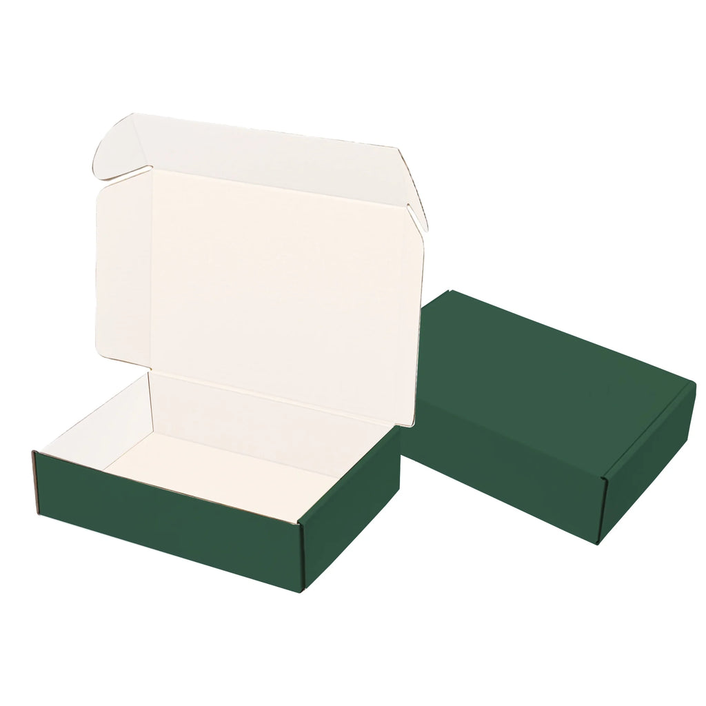 Ucanpack Heavy Duty Boxes For Moving Deluxe Mailer Box Medium, Green, 9 x 6 x 2" - 50 Pcs