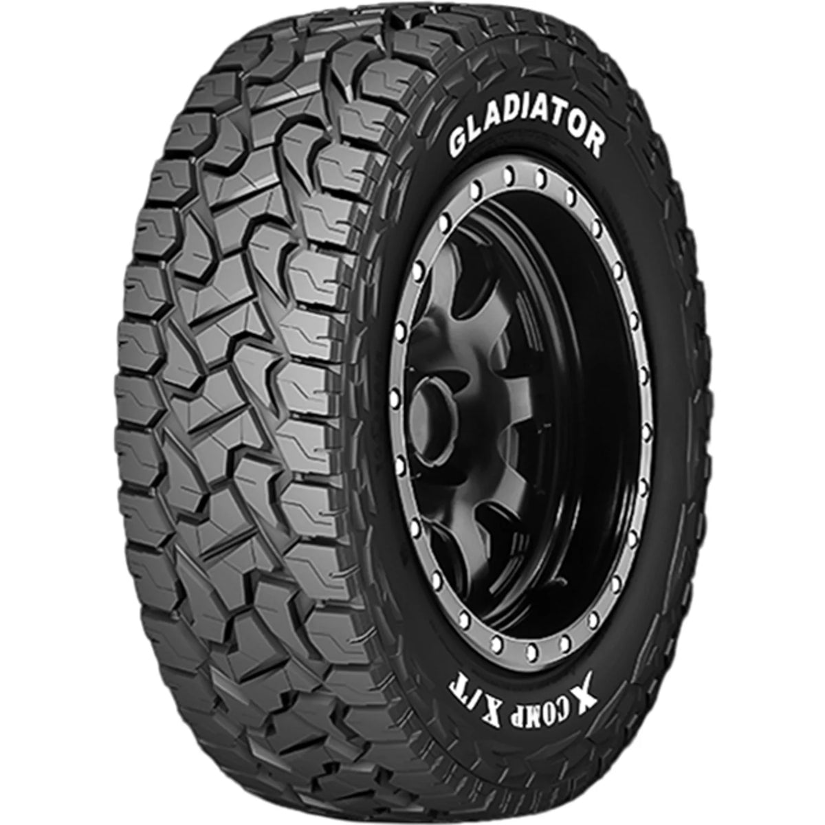Pneu pour camion léger Gladiator X Comp X/T 295/70R18 129/126Q E 10 plis pour terrain extrême