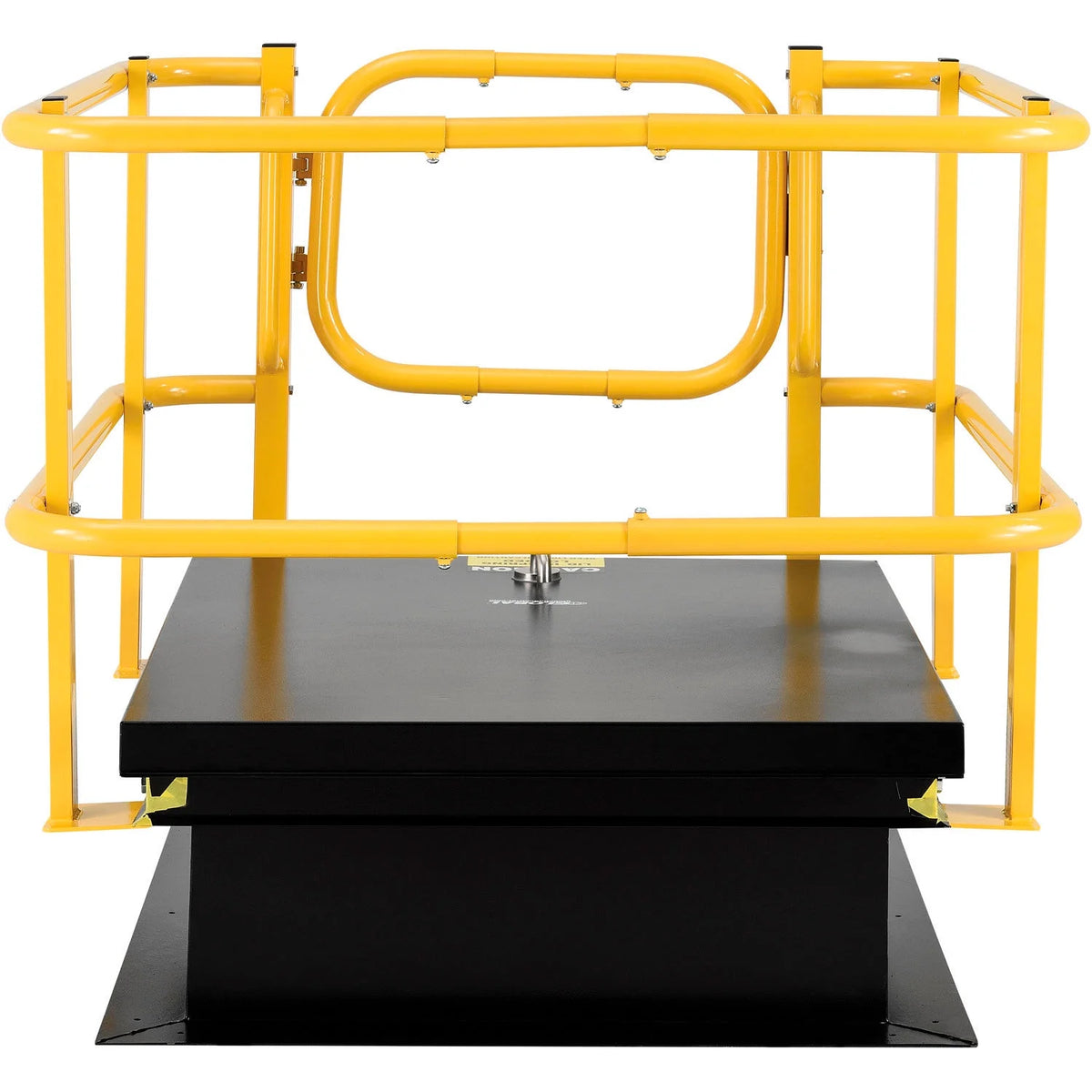 Global Industrial Galvanized Steel Safety Railing For 24"" x 36"" & 30"" x 36""