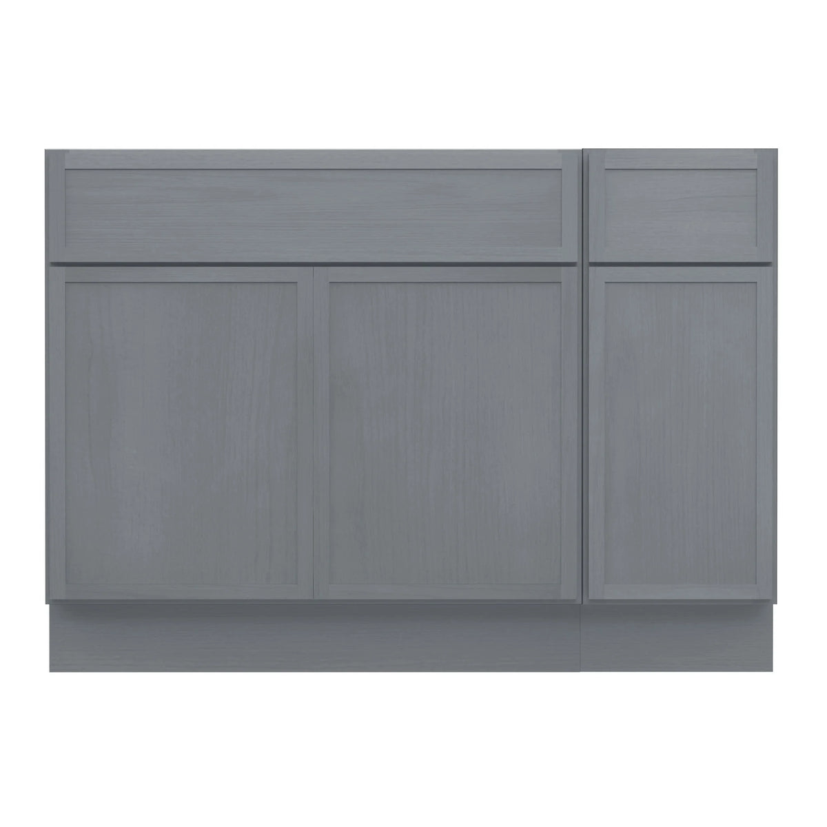 Meuble-lavabo de salle de bain 45 po l x 21 po P x 32,5 po H sans comptoir, brun