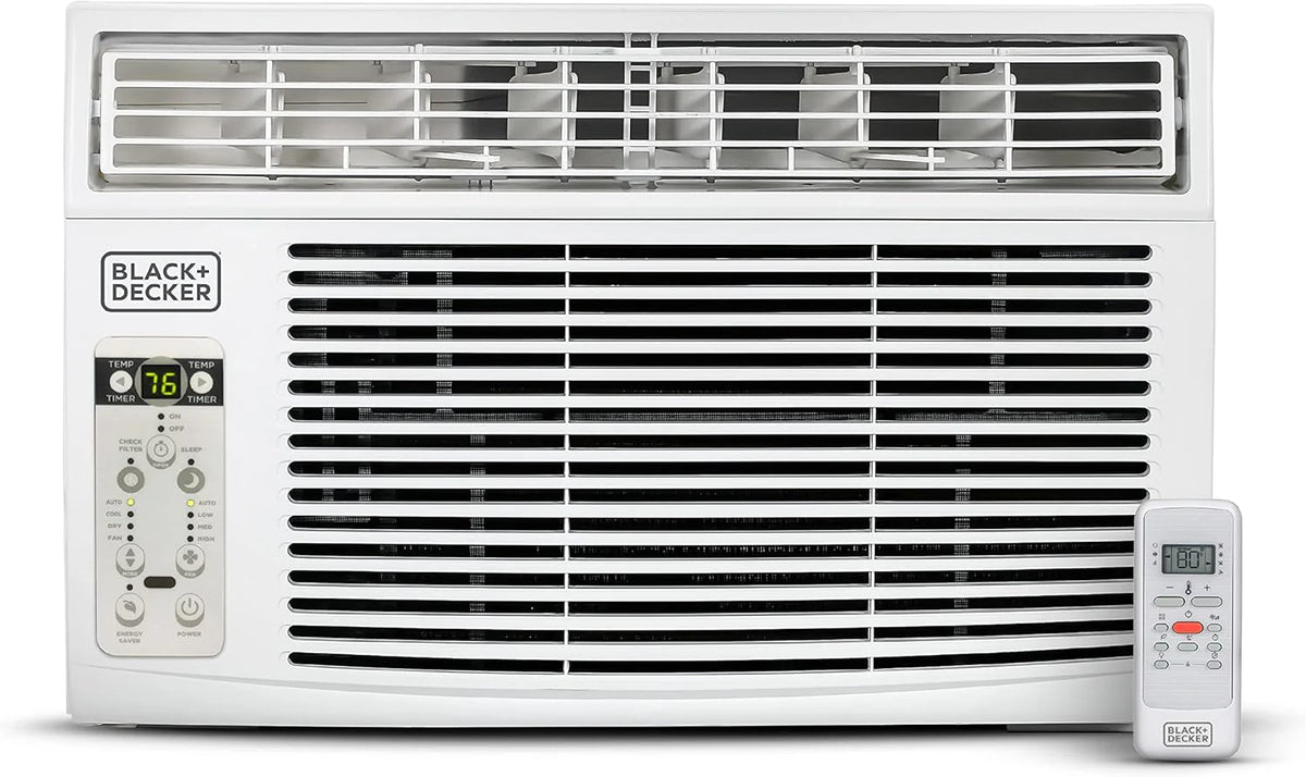 BLACK+DECKER Window Air Conditioner 12000 BTU, AC Window Unit Cools
