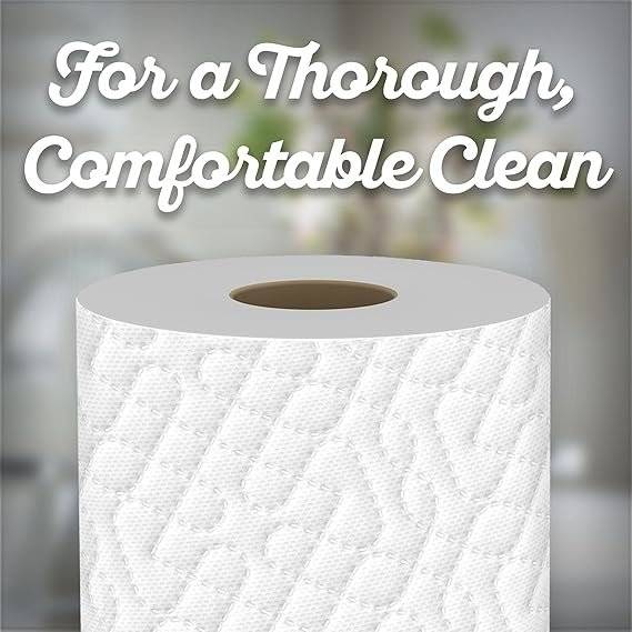 Quilted Northern Ultra Soft & Strong Toilet Paper, 48 Double Rolls, 48 = 96 Regular Rolls,12 Count (Pack of 4)