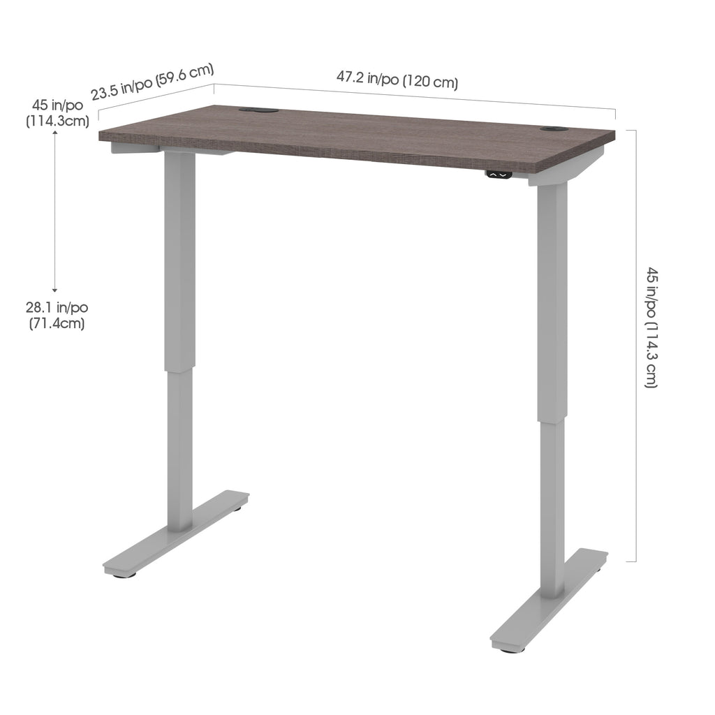 Bestar Upstand 24" x 48" Adjustable Height Desk