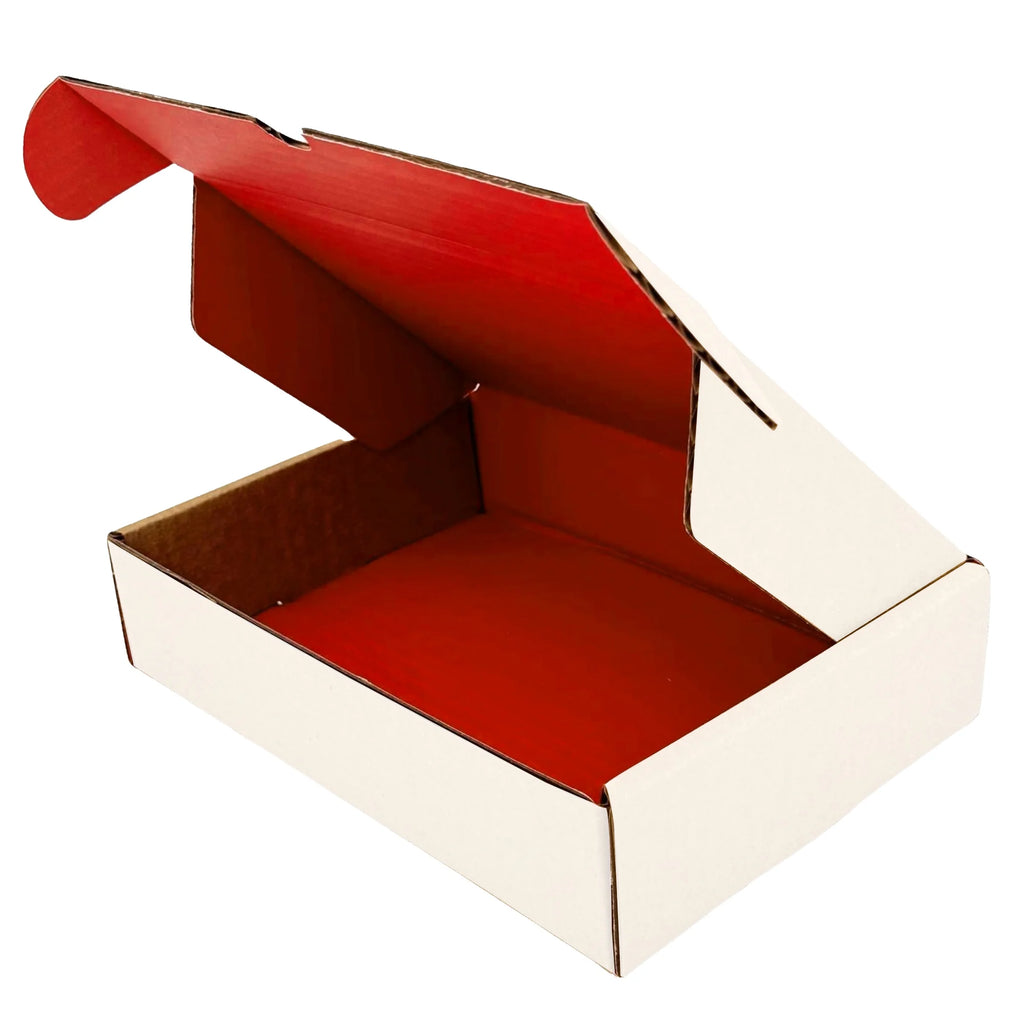 Ucanpack Heavy Duty Boxes For Moving Red Deluxe Mailer Box Large, 17 1/8 x 11 1/8 x 3" - 25 Pcs