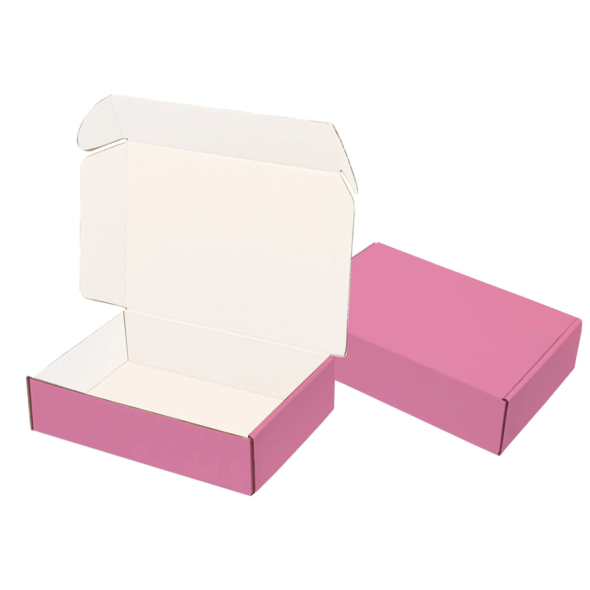 Boîtes d'expédition en carton ondulé Ucanpack, fournitures d'emballage pour déménagement, rose, grande taille, 24 x 14 x 4 po - 25 pièces