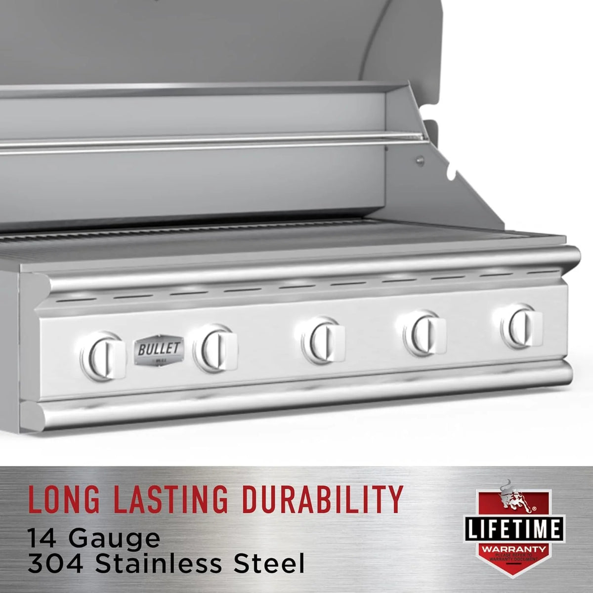Bull Outlaw 30 inch 4 Burner Built in Natural Gas Grill