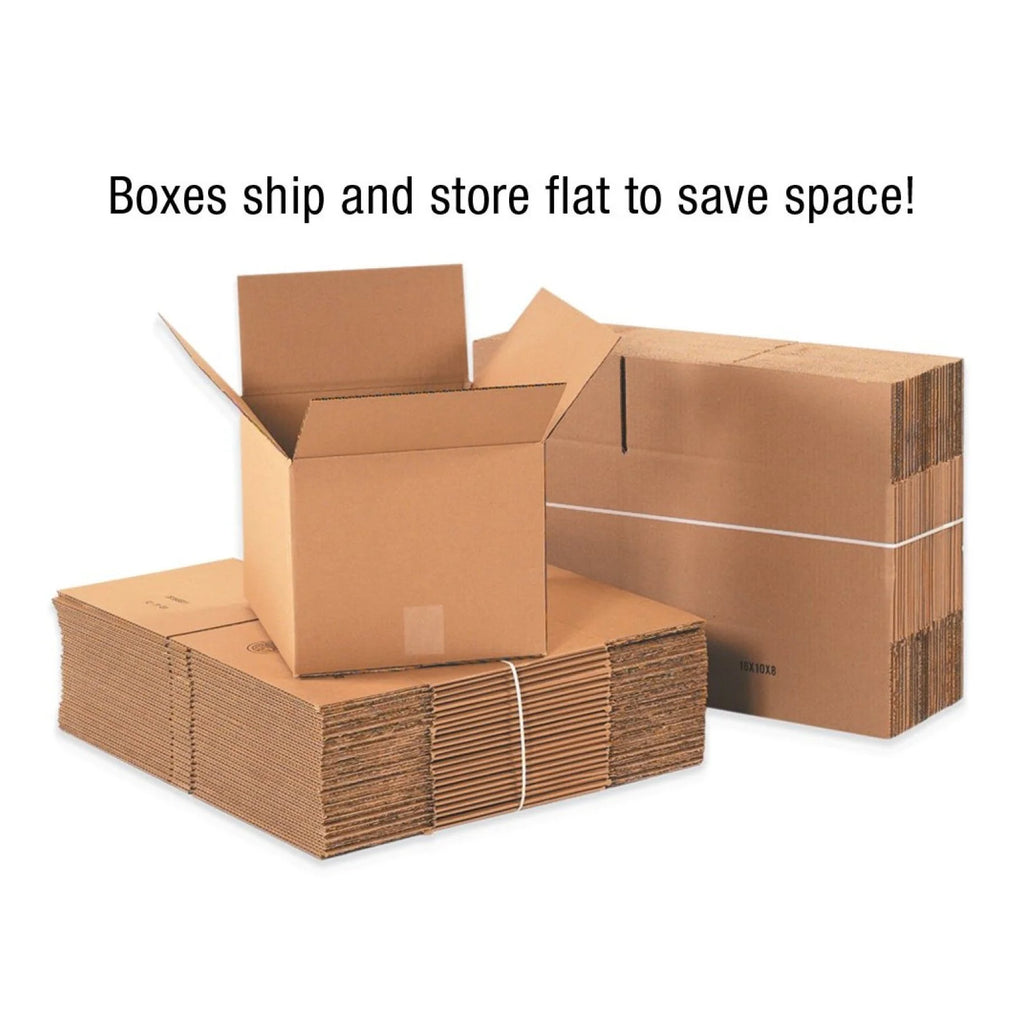 ZRQarq 16 x 16 x 10 Corrugated Cardboard Boxes, Medium 16"L x 16"W x 10"H, Pack of 25 - Shipping, Packaging, Moving, Storage Box for Home or Business, Strong Wholesale Bulk Boxes