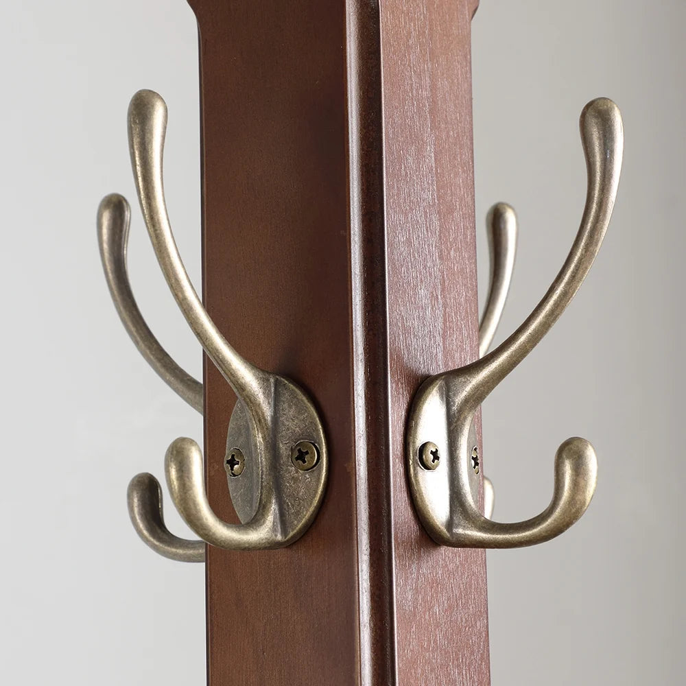 CT17088 Porte-manteau Windsor, Noyer 18 po L x 18 po P x 18 po H