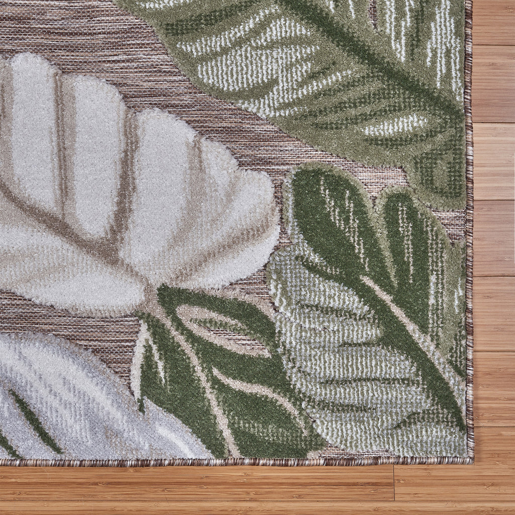 Tapis d'intérieur/extérieur Laguna, Molokai naturel, 6'6" x 9'6"