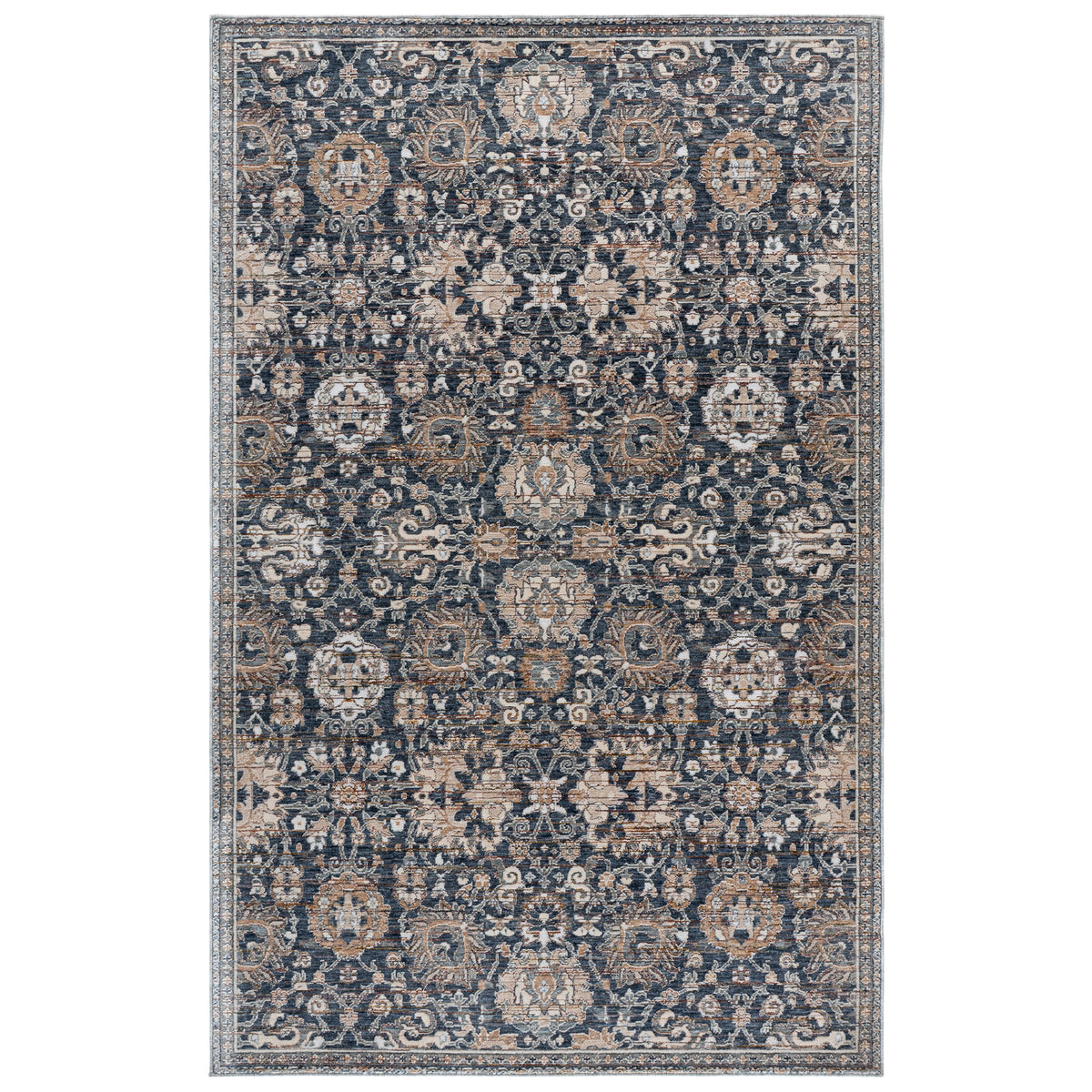 Safavieh Sutton Area Rug, Navy Brown, 5' x 8'