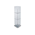 Azar 14" x 14" x 60" Interlocking Pegboard Display Clear 701464-CLR