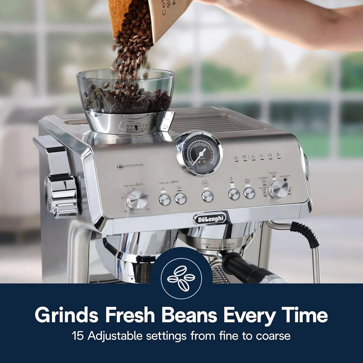 De'Longhi La Specialista Opera Espresso Machine with Cold Brews