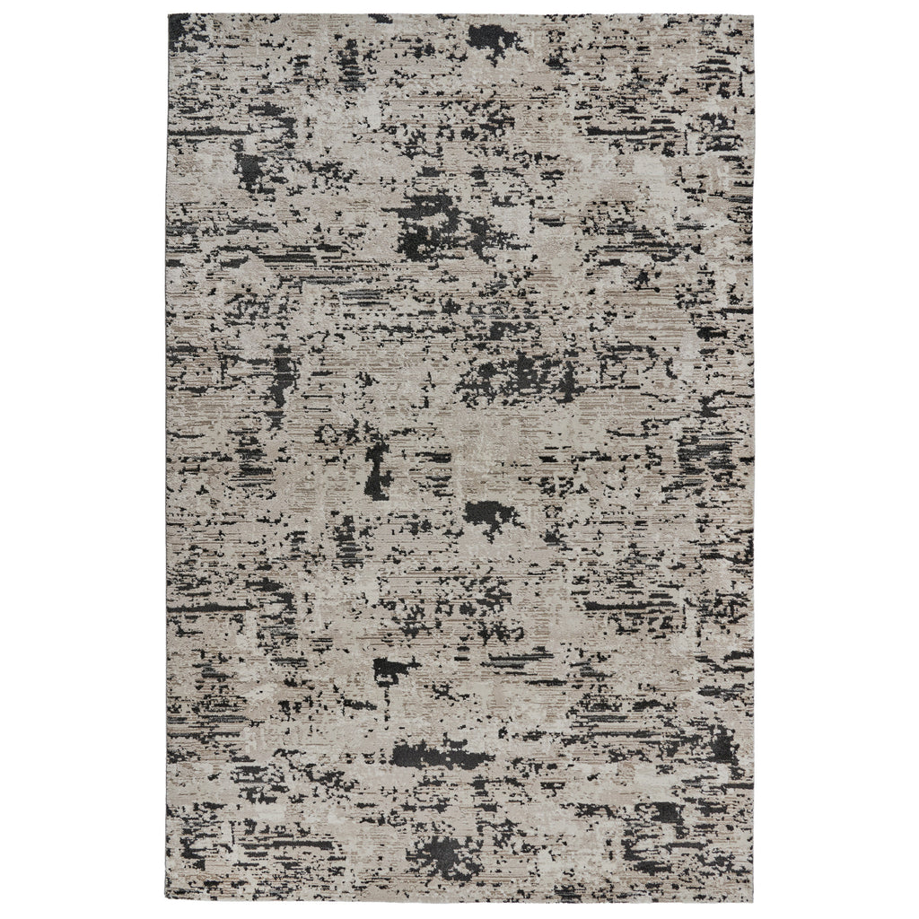 Solaris Area Rug, Argent Charcoal, 8'8" x 13'