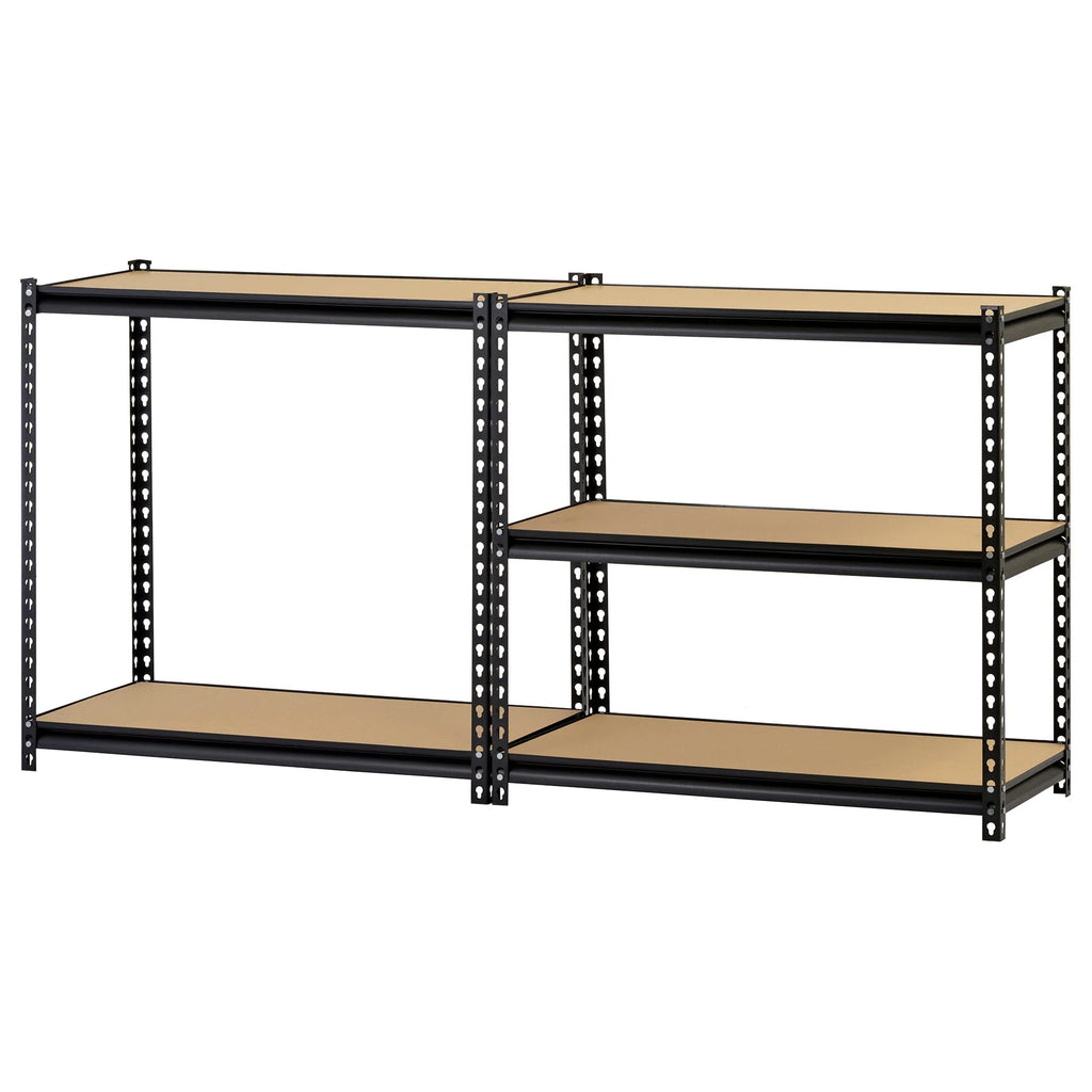 Muscle Rack 36"W x 18"D x 72"H 5-Tier Steel Shelving; 800 lb. Capacity per Shelf; Black
