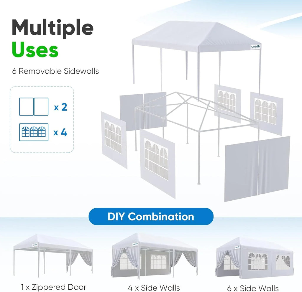 Quictent 10'x 30' Party Tent Gazebo Wedding Canopy