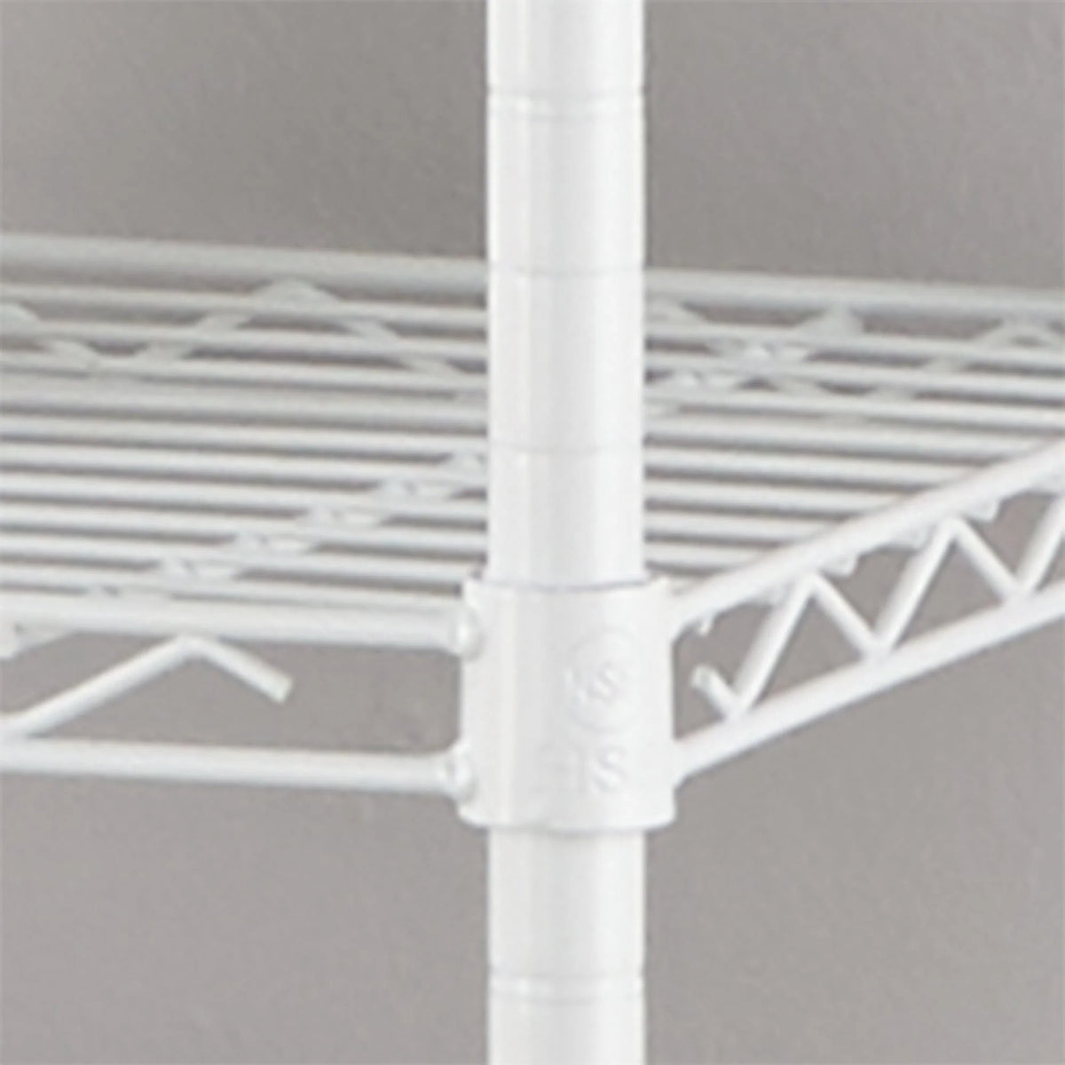 Hyper Tough Steel 5-Tier Storage Shelf Unit 72"H x 36"W x 16"D, 1750lb Total Capacity, White