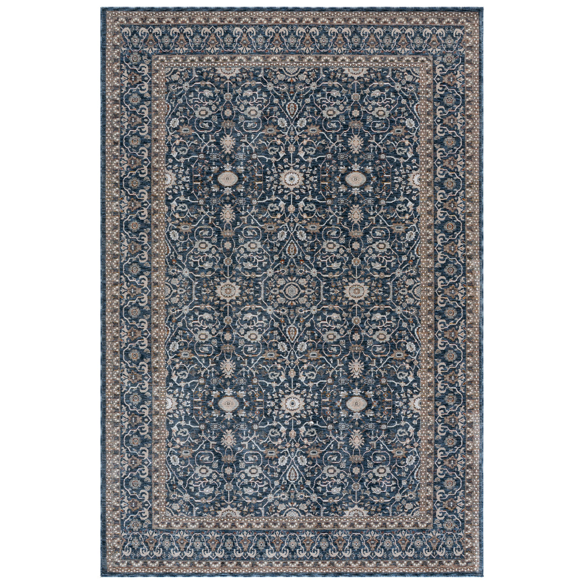 Safavieh Sutton Area Rug, Navy Beige, 6' x 9'