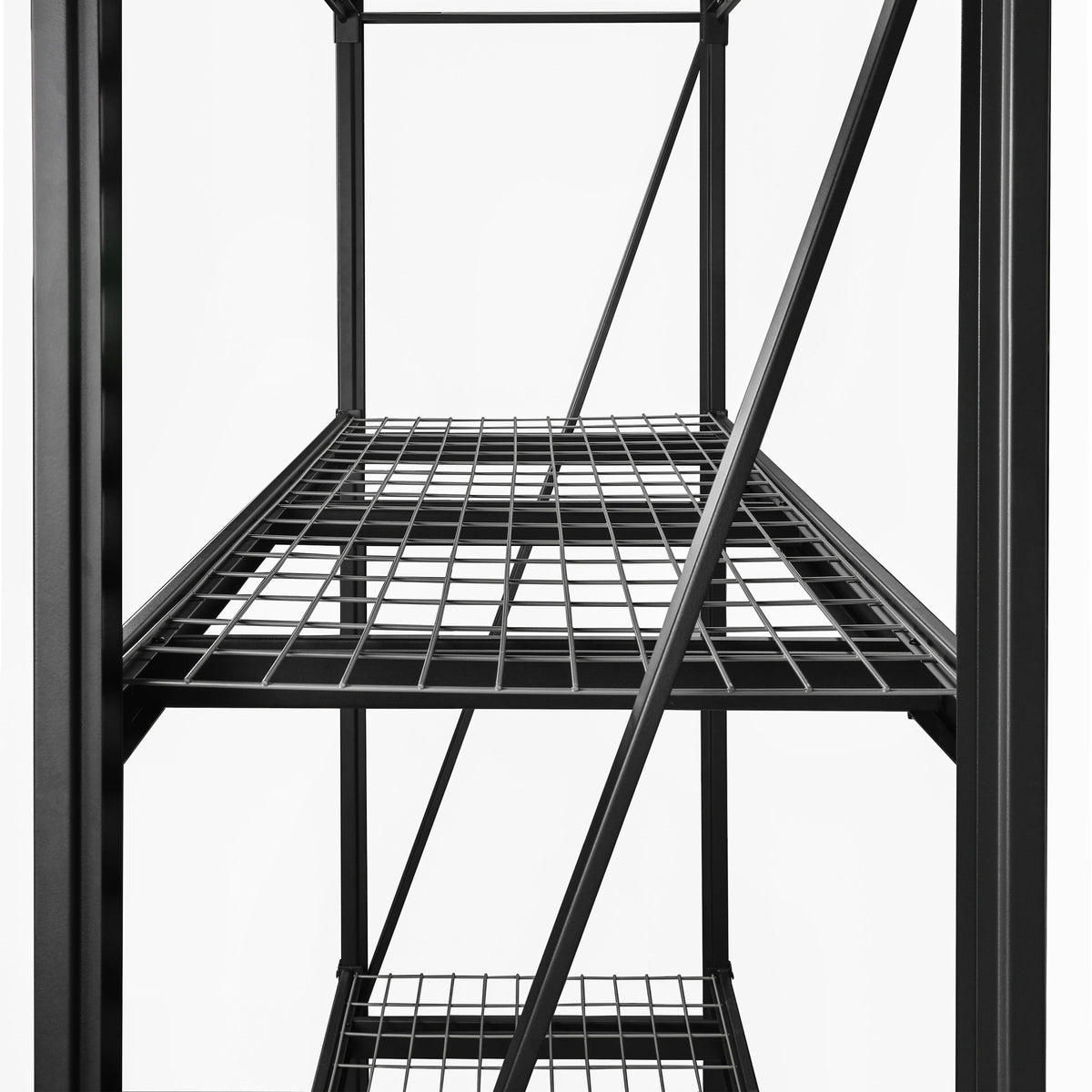 WORKPRO Steel 3-Tier Storage Shelf Unit 72-Inch-H x 77-Inch-W x 24-Inch-D, 6000lb Total Capacity, Black