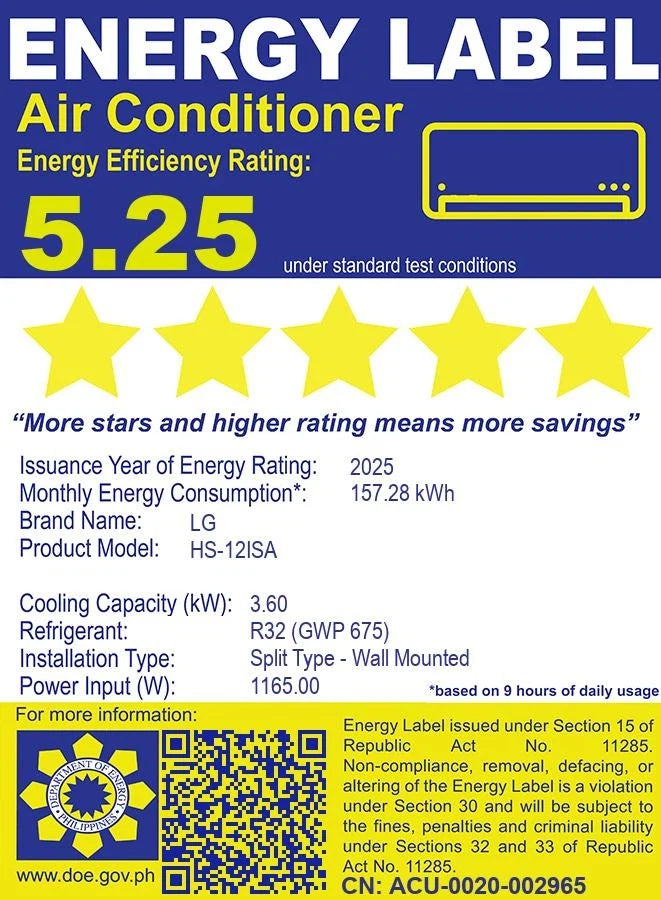 1.5 HP Split Air Conditioner Inverter for Residential Use