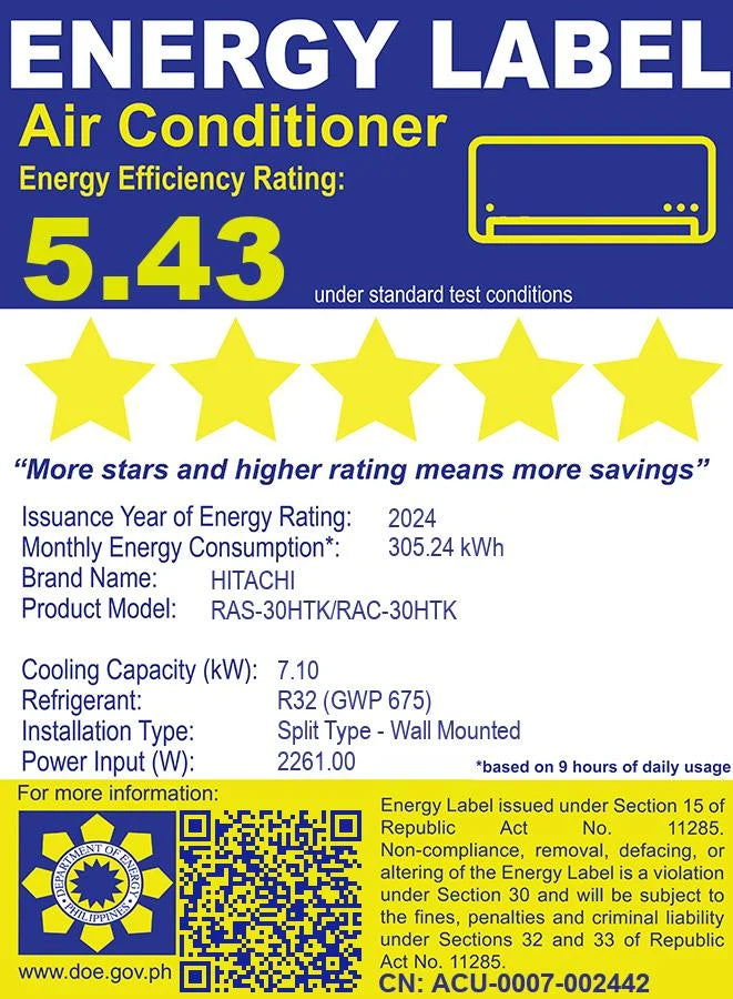 3 HP Split Air Conditioner Inverter