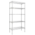 Ktaxon 5-Tier Wire Shelving Unit, Steel Storage Rack for Office Kitchen 30" W x 14" D x 60" H, Silver