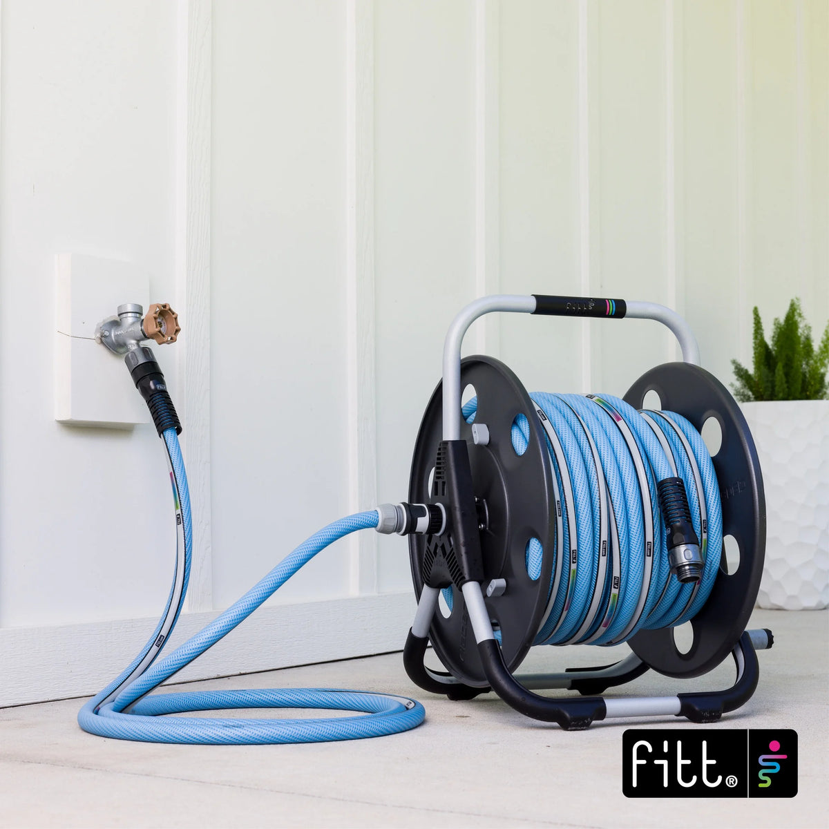 FITT Quantum Hose Reel with 100ft x 5/8 Hose