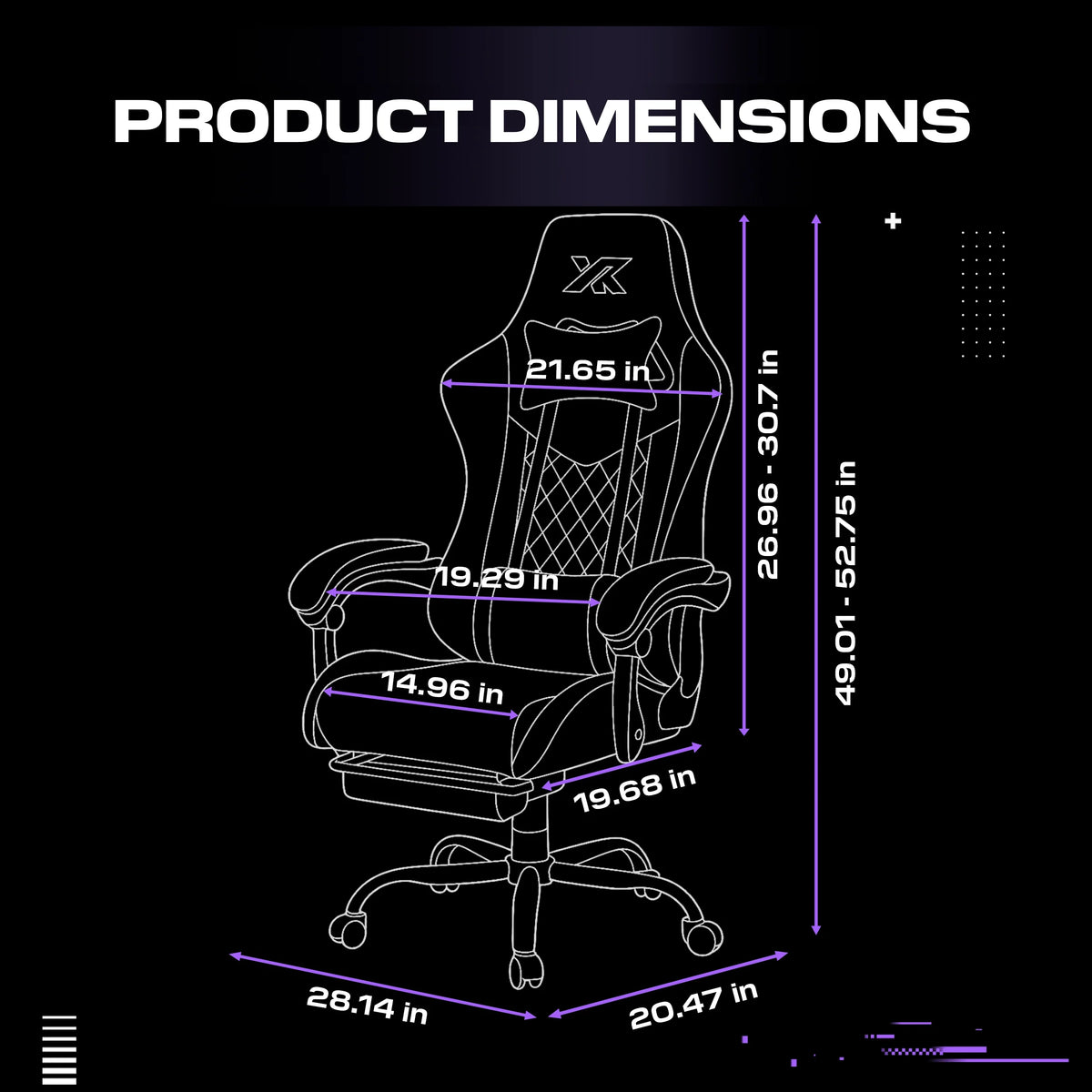 X Rocker Apex PC Gaming Chair with Massage Function and Footrest, Red