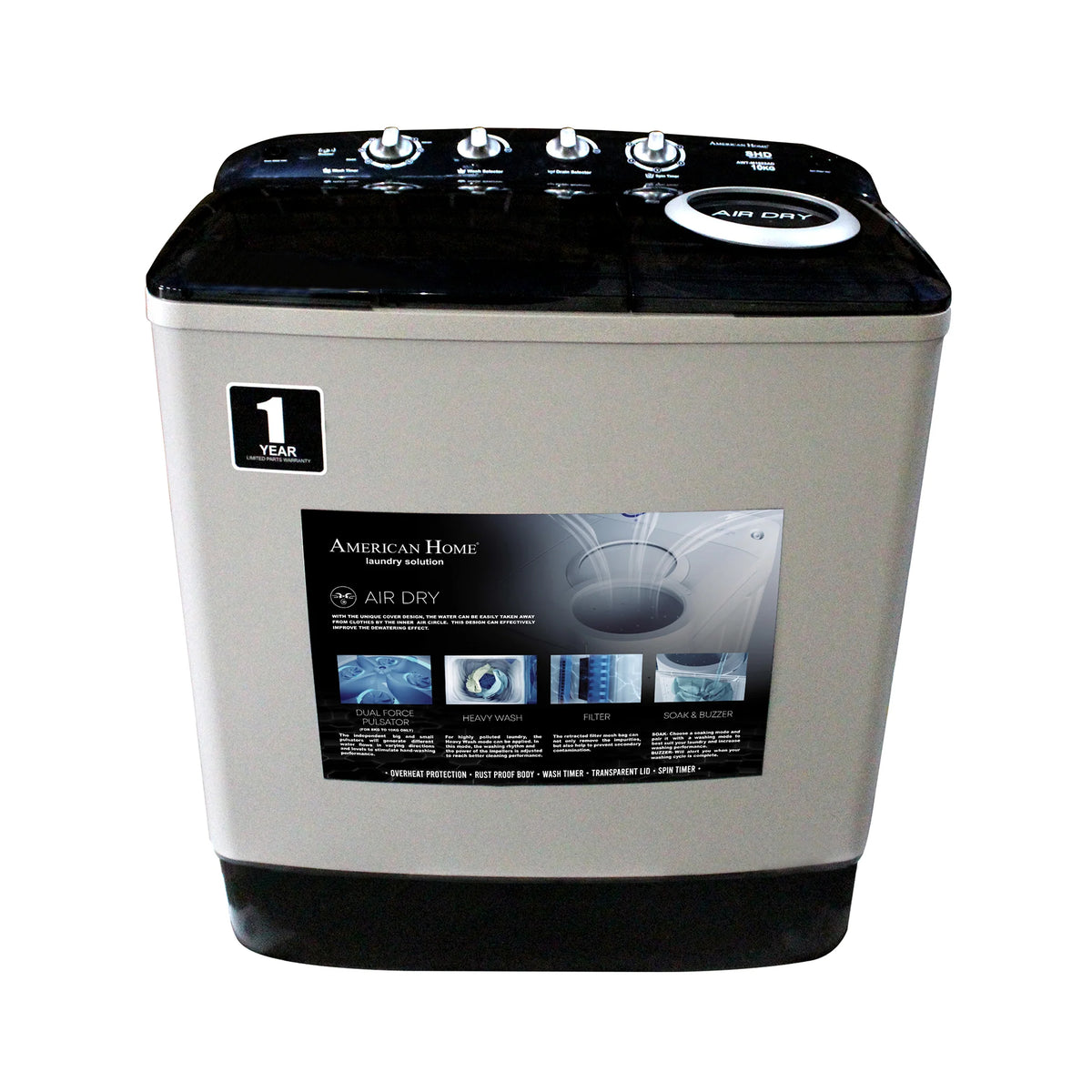 Washing Machine with Flexible Settings