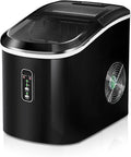 EUHOMY Nugget Ice Maker Countertop, 40Lbs/24H Pebble Ice Maker Machine, Self-Cleaning Countertop Sonic Ice Makers with Ice Scoop&Basket, Pellet Ice Maker Machine for Home/Kitchen/Office